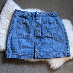 LOFT Denim miniskirt size 10